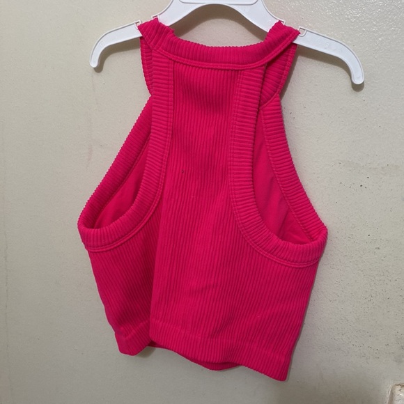 Aerie stretchy hot pink halter top💕 - Picture 2 of 4